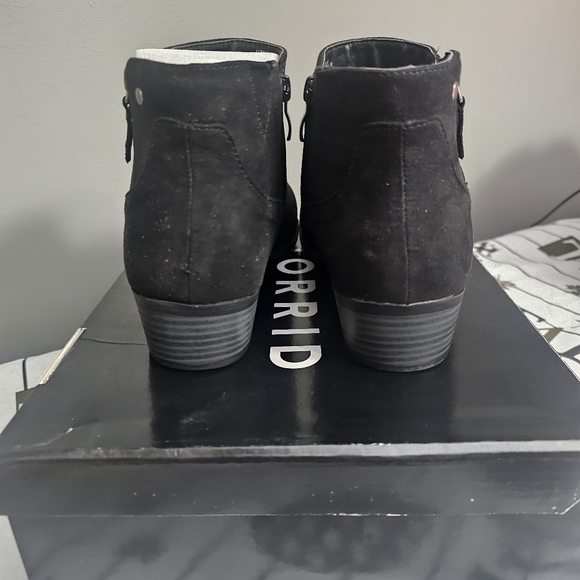 Torrid Black Side Zipper Ankle Bootie - Picture 3 of 5